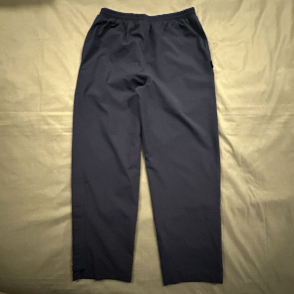 Vintage Wilson Gore-Tex Rain Pants Mens Large Navy Blue Windbreaker Zip Ankles